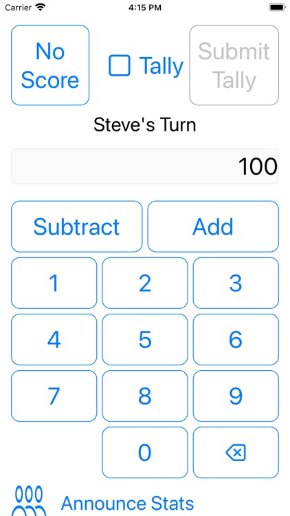 Talking Score Keeper
