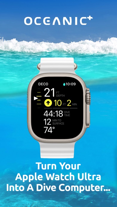 Scuba diving Watch | Oceanic+ Screenshot