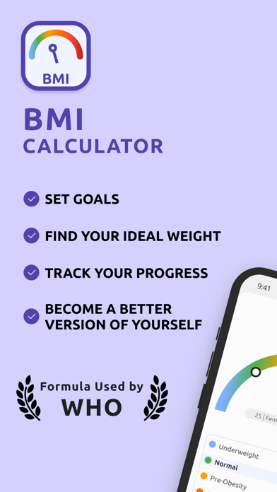 BMI Calculator Body Tracker Screenshot