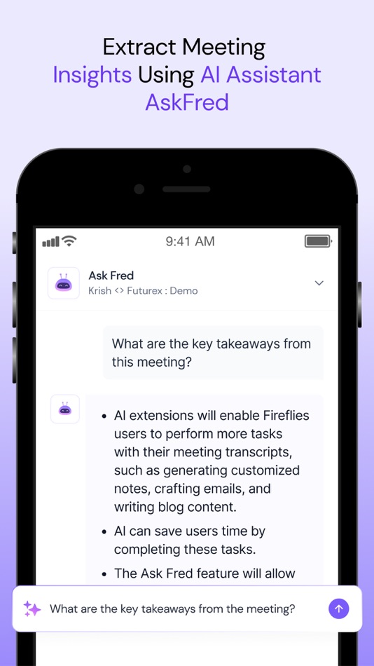 #4. Fireflies: AI notetaker (iOS) 由: Fireflies.ai