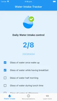 water intake tracker pro iphone screenshot 1