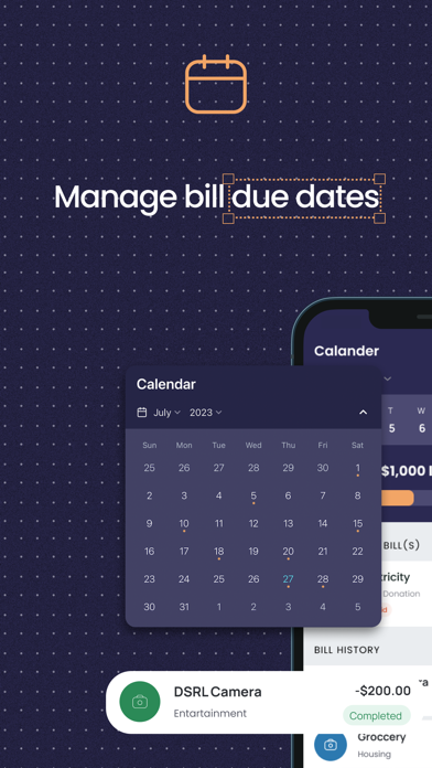 Dayrol: Budget & Bill Manager Screenshot