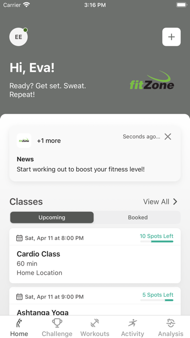 fitZone GmbH Screenshot