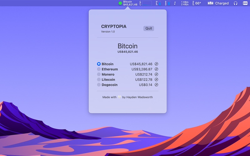 cryptopia iphone screenshot 1