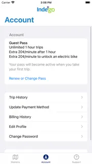 indego bike share iphone screenshot 3