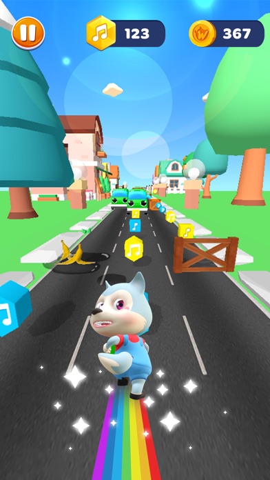 Jumping Wolfoo - Musical Beats Screenshot