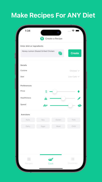 Cheffy: AI Food & Meal Planner Screenshot