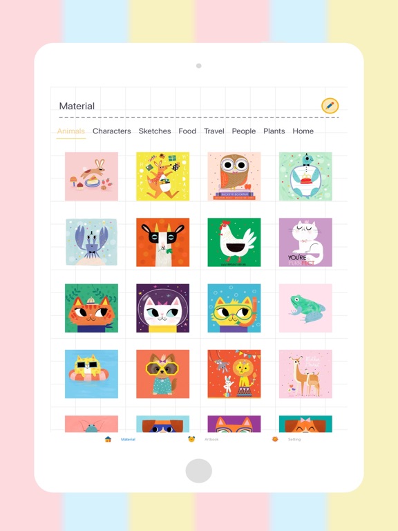 Dear Bear - Drawing app iPad screenshot 3 - Productivity app