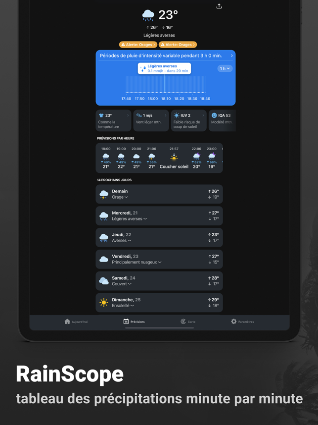 ‎Clime: Radar Météo Live Capture d'écran