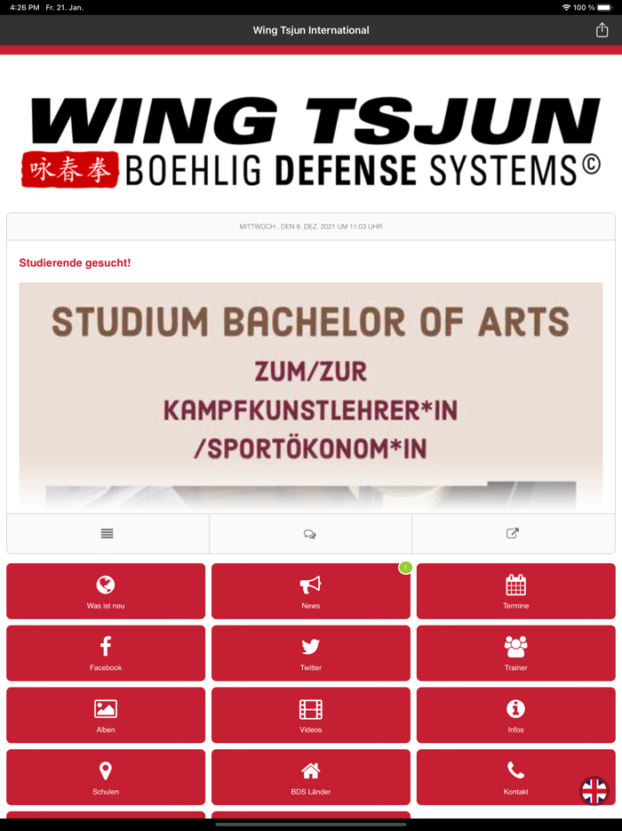 BDS Wing Tsjun International
