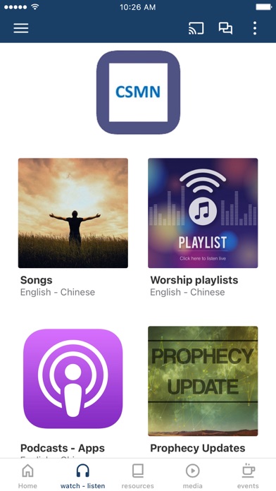 Chinese Student Ministries NL Screenshot