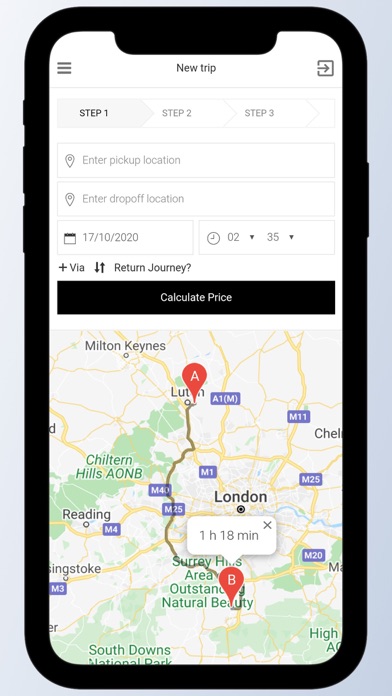 Bristol Taxi Online Screenshot