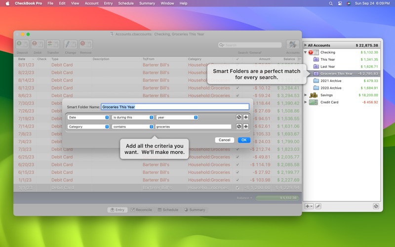 CheckBook Pro Screenshot