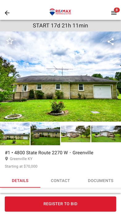 RE/MAX Preferred & Auction Screenshot