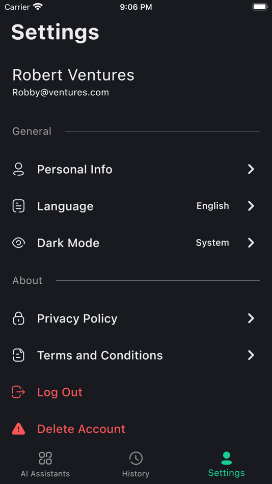 #10. Robert - AI Chat Assistant (iOS) 由: Really Broke Ventures