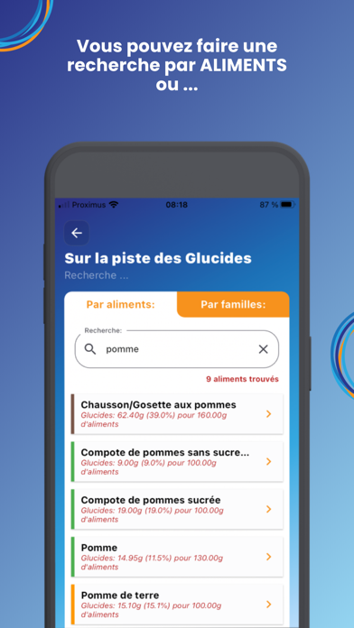 Sur la piste des Glucides Screenshot