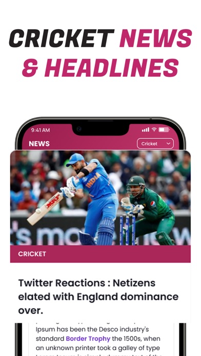 SportsBuzz: Live Cricket Score Screenshot