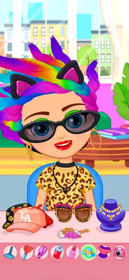 Game screenshot Hair salon, мakeup, dress up hack