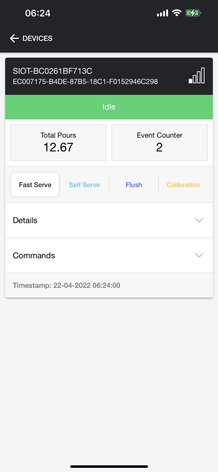 Swift Pour Calibration