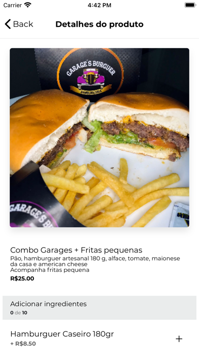 Garages Burguer Screenshot