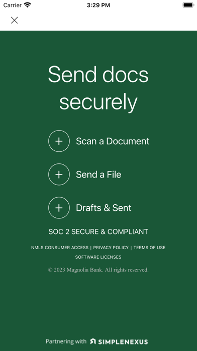 Magnolia Bank Mortgage Screenshot