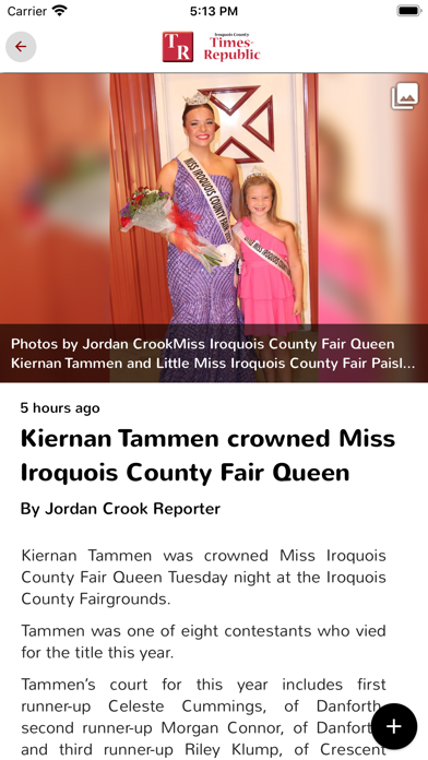 Iroquois County Times-Republic Screenshot
