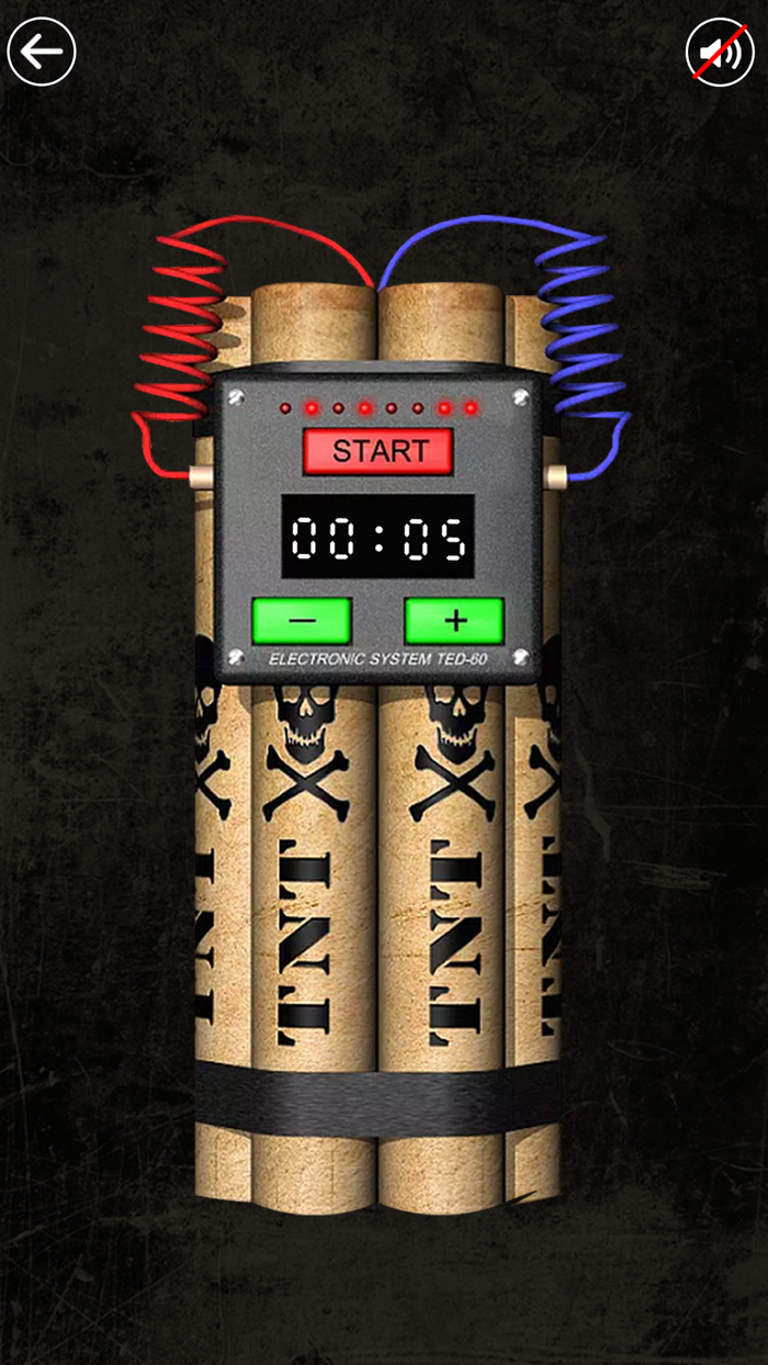 Time Bomb Prank Broken Screen