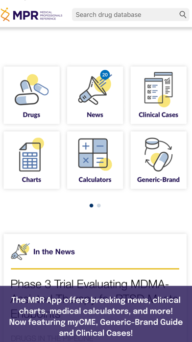 MPR Drug and Medical Guide Screenshot