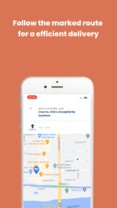 YumRunner Driver App Screenshot