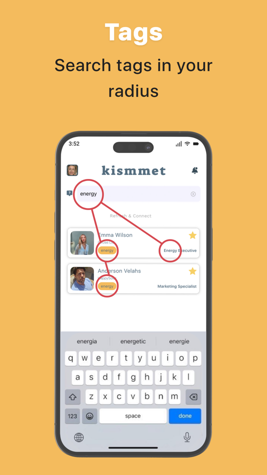 #3. Kismmet: Find Local Connection (iOS) By: Tamara Daniela Pensiero