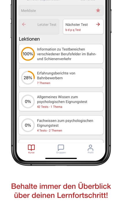 Bahn Karriere/Einstellungstest
