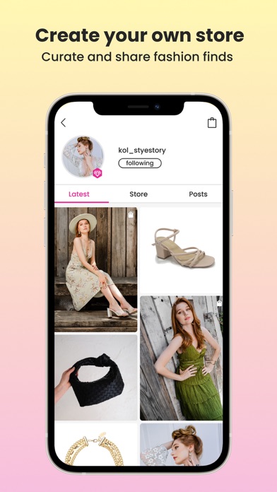KOL Kollectin Shopping Screenshot