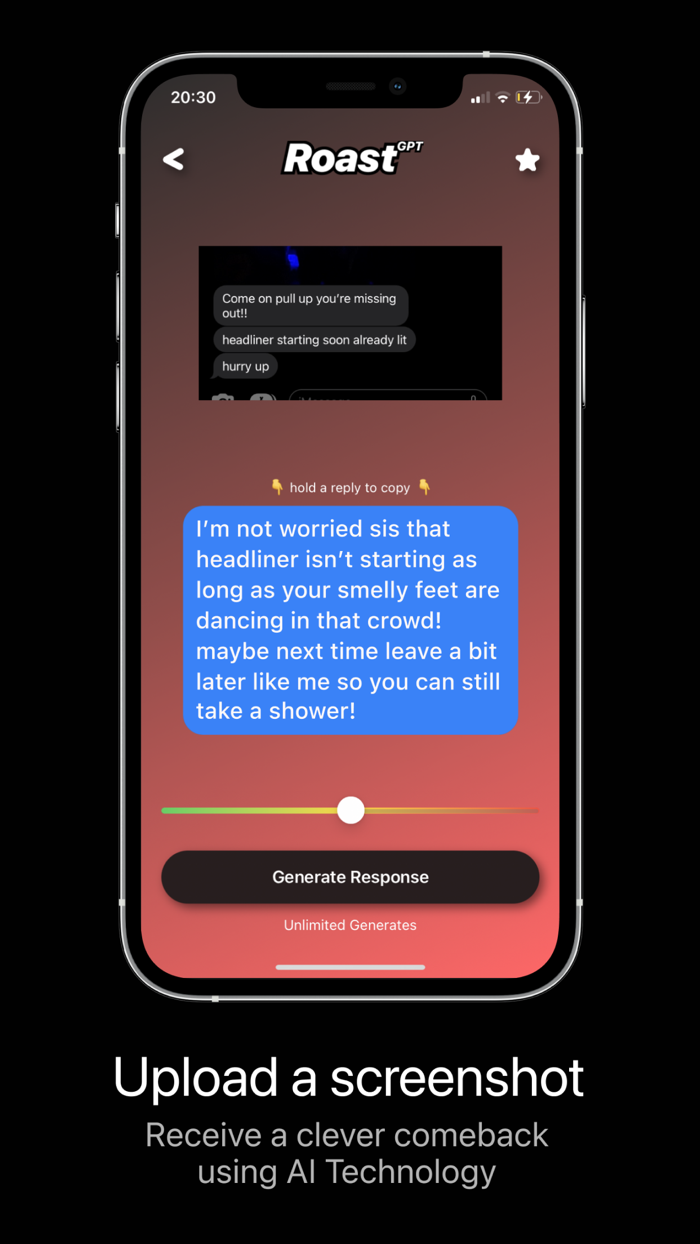 RoastGPT - AI Roast Generator