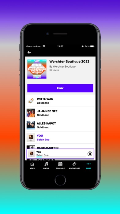 Werchter Boutique Screenshot