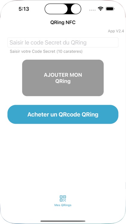 QRing NFC - Sonnette Connectée