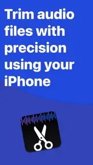 audio trimmer - music editor iphone screenshot 1