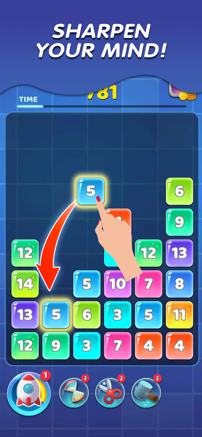 Merge Block Puzzle  Make 20