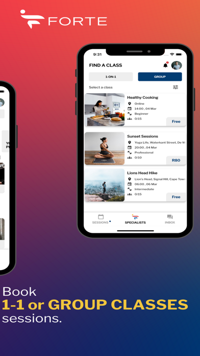 Forte App Screenshot