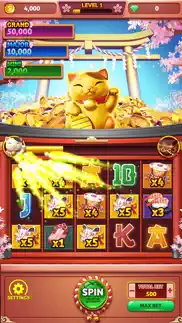 lucky cat: japanese slots iphone screenshot 1