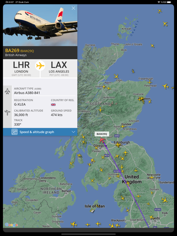 Screenshot #6 pour Air Radar: Flight Tracker