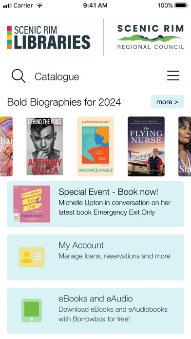 Scenic Rim Libraries Screenshot