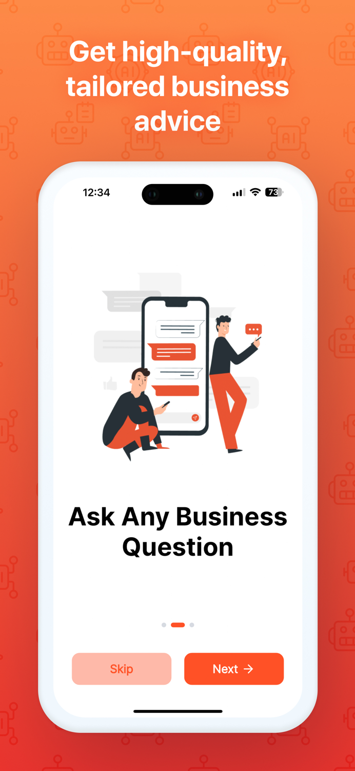 100X AI Business Advisor Chat