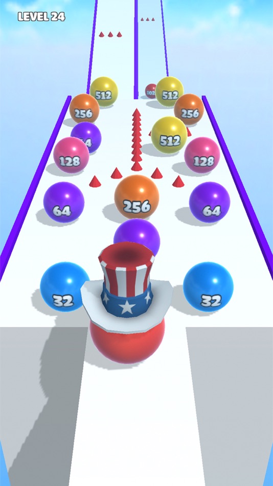 #6. Ball Merge 2048 (iOS) 由: Tran Thanh Tung