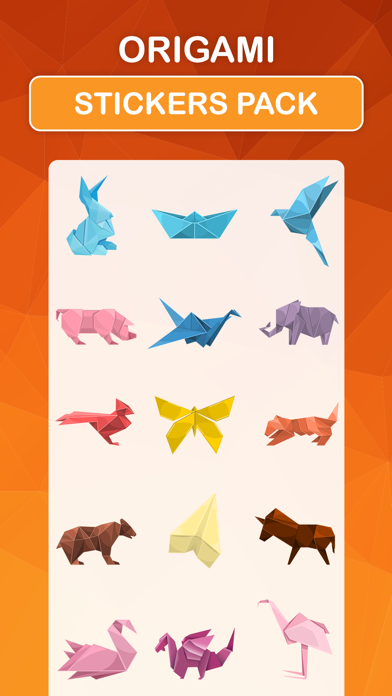 Origami Stickers Packのおすすめ画像4