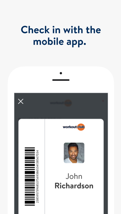The Workout Club App Screenshot