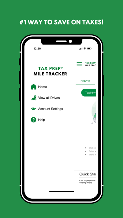 Tax Prep Mile Tracker Screenshot
