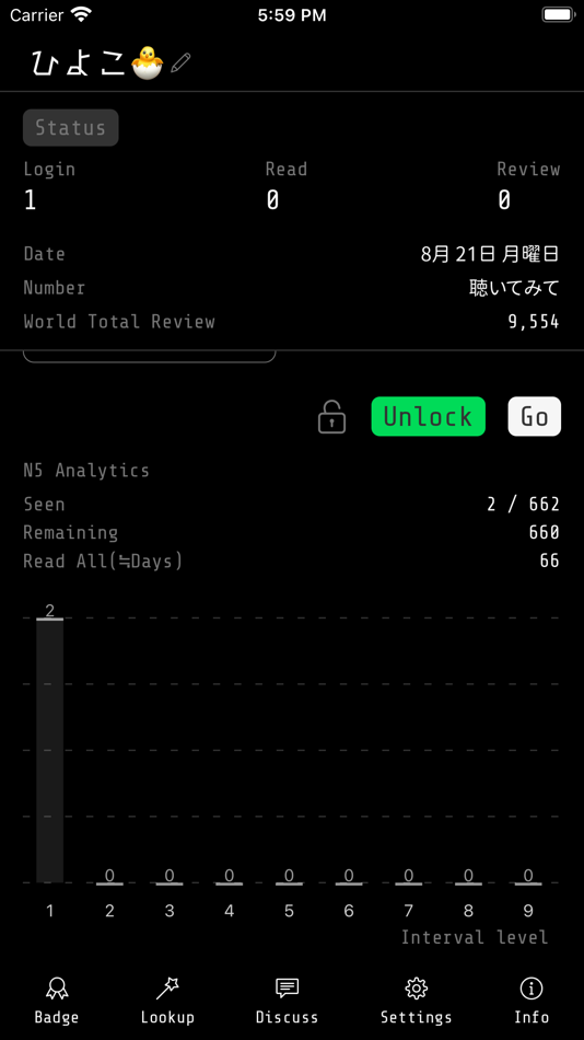 #1. JPBOX 2.0 日文單字 間隔重複 (iOS) 由: Yi Chun Tsai