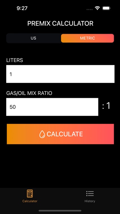 PremixCalculator - 50:1 & More