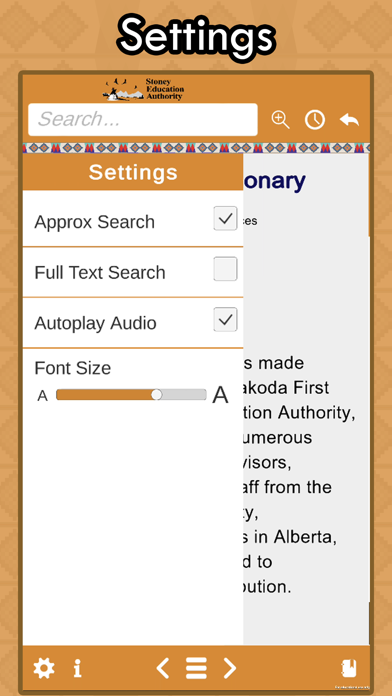 Stoney Mobile Dictionary Screenshot