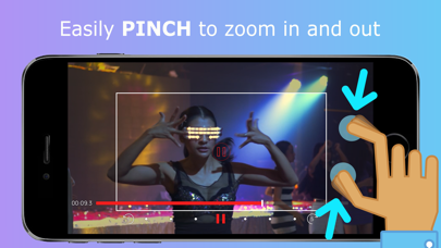 Frameit - Real-Time Video Crop iPhone screenshot 2 - Photo & Video app